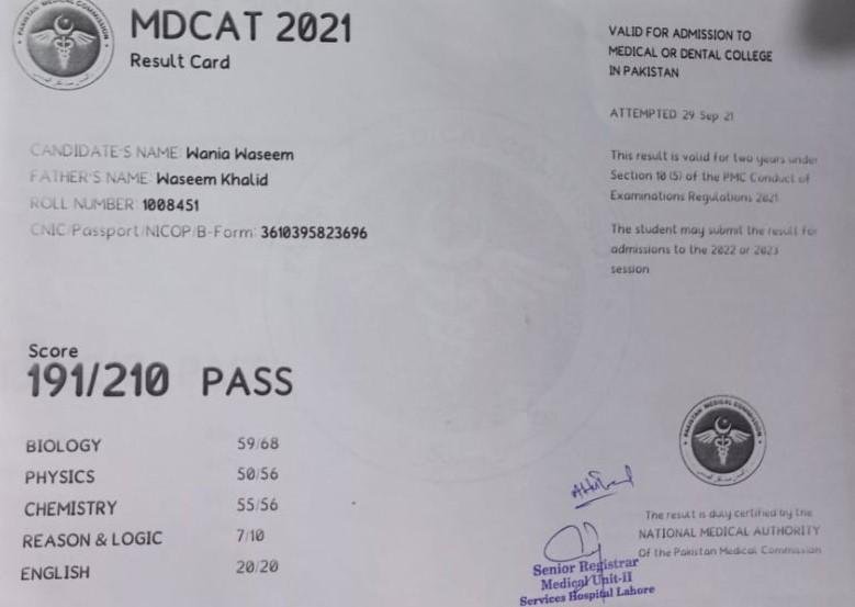 IQRA MDCAT Experienced tutor